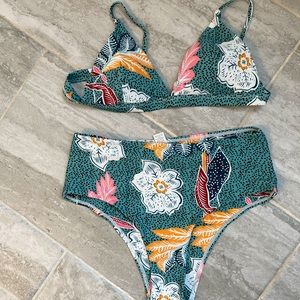 High waisted bikini